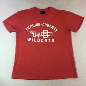 Bethune-Cookman Pink T Shirt Size Medium no material tag. See photos for more